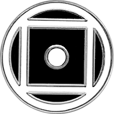 Значок ЭльгаУголь корпоративный с логотипом Компании.