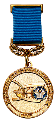 Медаль на колодке ЭЭС СНГ.