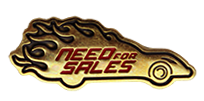 Значок Need foe SALES корпоративный с логотипом Компании.