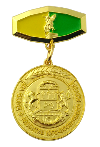 Медаль на колодке За заслуги.