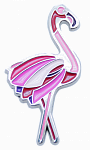 Значок "Фламинго" 
