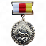 Медаль на колодке "Заслуженный по профессиям РЮО"