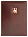 Папка с металлическим гербом