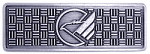 Значок античная латунь/античное серебро